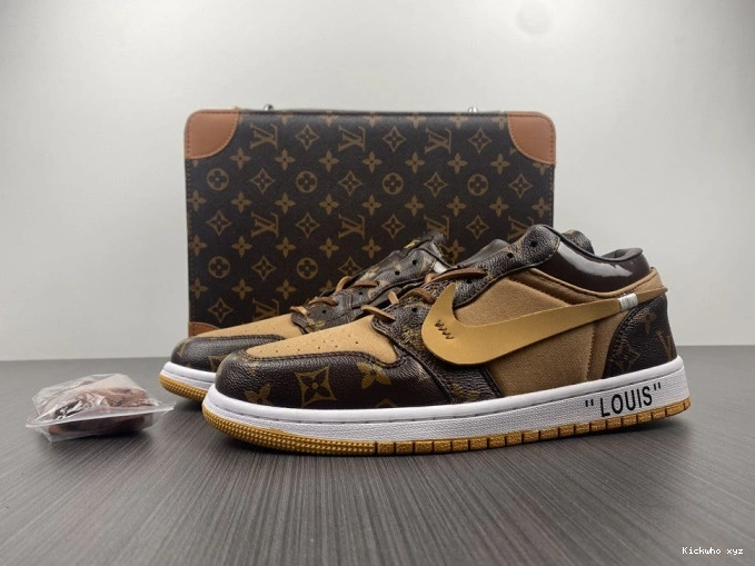 Off-Louis Jordan 1 Air OW x AJ1 LOW 0713